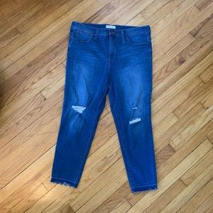 Madewell 10” High Rise Skinny Jeans- Size 33